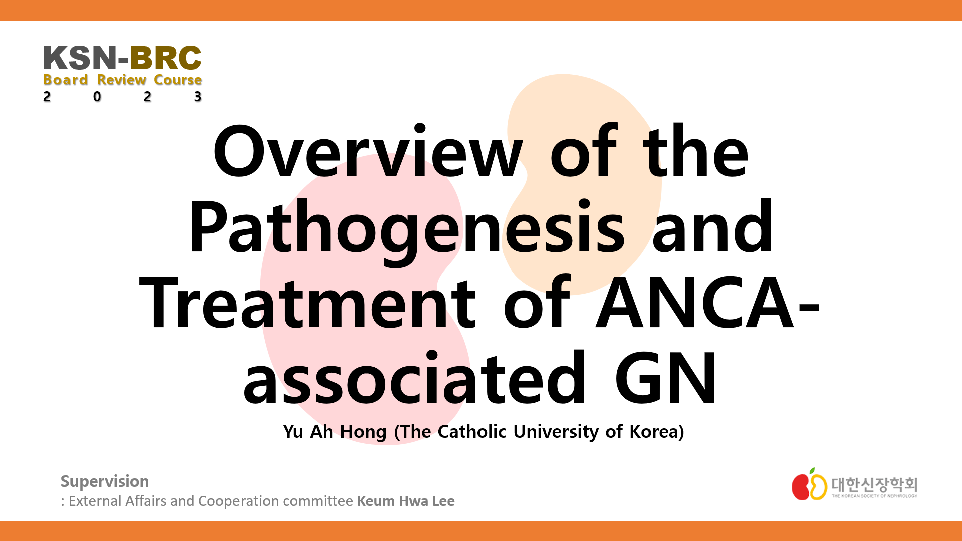 THE KOREAN SOCIEYT OF NEPHROLOGY