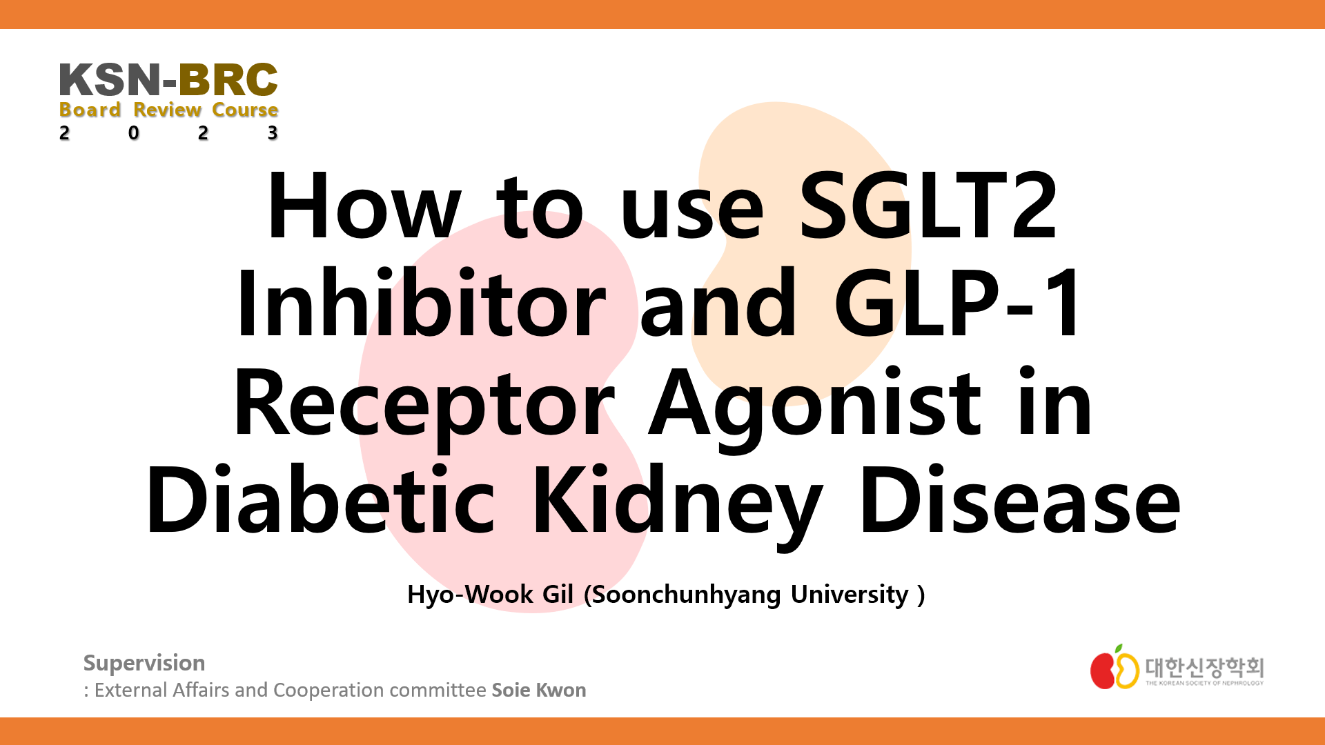 THE KOREAN SOCIEYT OF NEPHROLOGY
